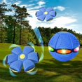 thumbnail image 4 of Juguetes para mascotas Parts Frisbee Ball, juguetes para perros con 3 luces para perros interactivos, gatos, pelotas para patear para niños, juegos al aire libre, juegos de campamento, 4 of 5