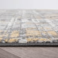 thumbnail image 3 of World Rug Gallery Distressed Abstract Stain Resistant Soft Area Rug - Yellow 2'x7', 3 of 9
