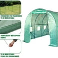 thumbnail image 4 of FDW Greenhouse for Outdoors Greenhouse Walk-in Green House L9.8'xW6.5'xH6.5' Plastic Mini Greenhouse Kit Indoor Portable Greenhouse Plant Shelves Tomato Herb Canopy for Patio,Green, 4 of 7