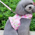 thumbnail image 3 of Adjustable Soft Walking Cute Pineapple Pattern Dogs Chest Back Lead Leash Strap Belt Rope(M), 3 of 12