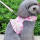 thumbnail image 3 of Ajustable Suave Caminar Lindo Patrón de Piña Perros Pecho Espalda Correa Correa Correa Cuerda (M), 3 of 8