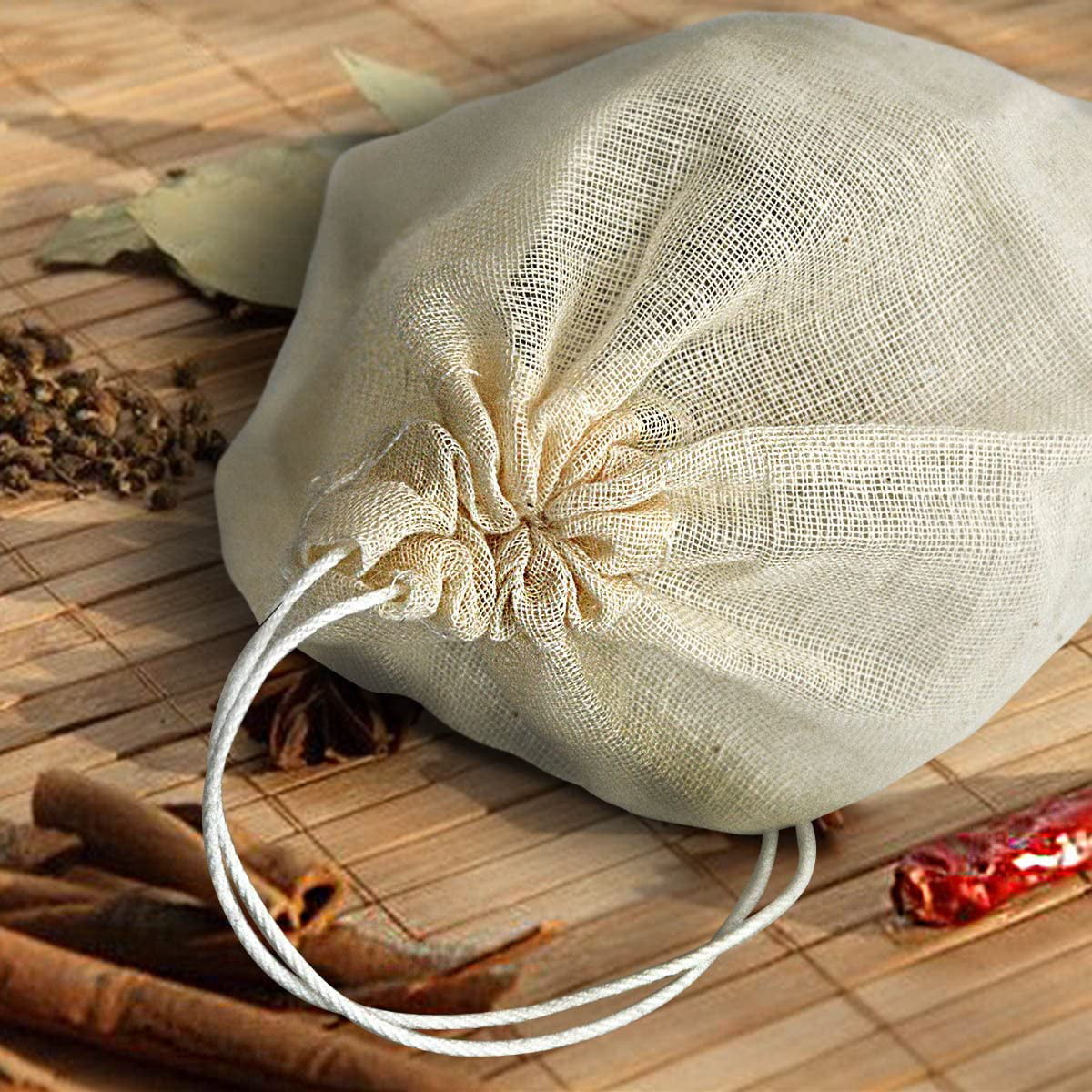 Great for Tea Spices Broth Gravy Stew & Soup Details about   Norpro Reusable Brew Bags 4 pack 