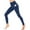 Navy, variant on Vekome Girls Yoga Leggings with Pockets High Waisted Pants Seamless Solid Lightweight Running Tights Black 4T
