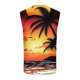 thumbnail image 4 of Camiseta sin mangas de cuello redondo para hombre, informal, a la moda, con estampado, sin mangas, deportiva, con cuello redondo, 4 of 5