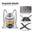 thumbnail image 4 of Pofeuu Minions for Water-Resistant 210D Drawstring Bag Compact Foldable Design Gym Yoga Travel Essentials Lightweight Carryall-Medium, 4 of 6