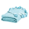 thumbnail image 3 of SAFAVIEH Shae Throw Blanket Blue, 3 of 3