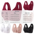 thumbnail image 3 of Stamzod Sports Bras for Women No Underwire Push Up Bra Comfortable Wireless Front Closure Bras, 3 of 7