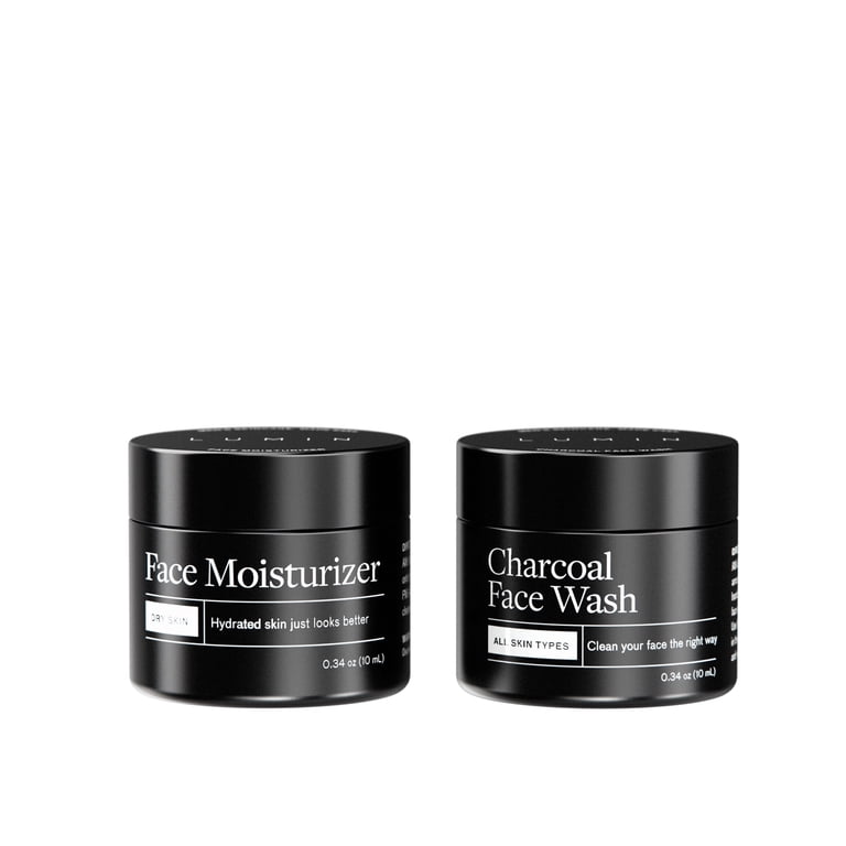 Lumin Men's 2pc Fundamental Skincare Trial Set for Dry Skin