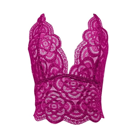 

fvwitlyh Bras for Women Sports Bras Bulk Crop Bralette Tank Bralet Lace Women Cami Corset Underwear Floral 36c Bras for Women Push up