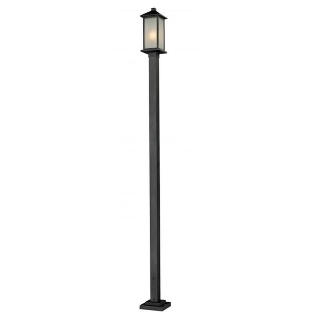 Z-Lite Lumière de Poste Extérieur Vienne en Noir