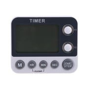 Zorvai 2-Channel Timer Countdown Timer Digital Alarm Clock Digital Second Timer Clock