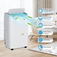 thumbnail image 2 of Air Conditioner 14000BTU, Drying, Fan & Cooling Modes 3-In-1 Portable Air Conditioners, Cools Room Up to 750 Sq. Ft, Portable AC with Remote Control, 24h Timer Function and Window Kit for Home, 2 of 7