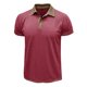 thumbnail image 5 of pstuiky camisetas de manga corta para hombre, Blusa de manga corta con cuello vuelto, transpirable, con botones y color liso para hombre ropa de hombre l, 5 of 7