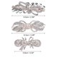 thumbnail image 4 of Pinzas para el cabello Unique Bargains Brillo Diamantes 3 piezas Blanco, 4 of 7