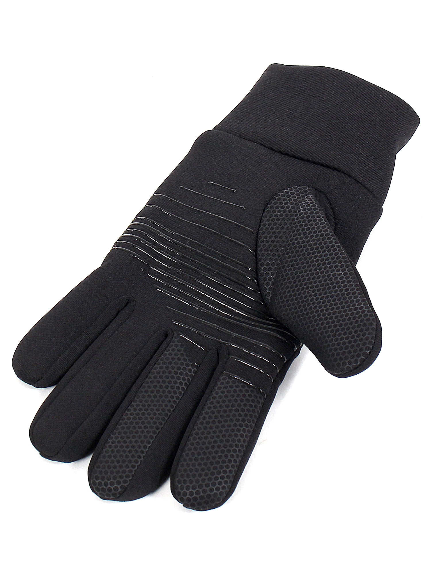 Ozark Trail Women's Active Stretch Fleece Gloves with Pocket, Black