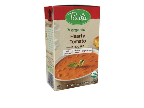 Pacific Foods Organic Hearty Tomato Bisque, 17.6 fl oz