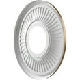 thumbnail image 4 of Ekena Millwork 10"OD x 3 1/2"ID x 3/4"P Berkshire Thermoformed PVC Ceiling Medallion (Fits Canopies up to 4 1/2"), Metallic Champagne Bronze, 4 of 10