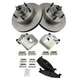 thumbnail image 2 of TRQ Front Brake Pad & Rotor Kit Brake Caliper Brake Pads Brake Rotor Semi-Metallic Fits Select 2003 Ford E-150 E-150 Club Wagon 1994-2002 E-150 Econoline E-150 Econoline Club Wagon, 2 of 6