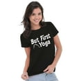 thumbnail image 3 of 1st Yoga Relaxing Meditation Namaste Womens Fitted Plus Size Graphic Tee Brisco Brands 2X, 3 of 5