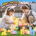thumbnail image 2 of Magical Hatching Unicorn Eggs (6-Pack), Surprise Growing Hatching Unicorn Rainbow Eggs, Grows 600%, Easter Basket Stuffers Bulk, Party Favor Birthday Gift for 3 4 5 6 7 8 Years Old (Dinosaur(6pcs)), 2 of 7