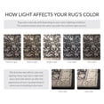 thumbnail image 6 of Safavieh Lyndhurst Janel Floral Area Rug, Anthracite/Cream, 5'3" x 7'6", 6 of 10