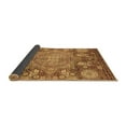 thumbnail image 2 of Ahgly Company Indoor Square Abstract Brown Modern Area Rugs, 3' Square, 2 of 4