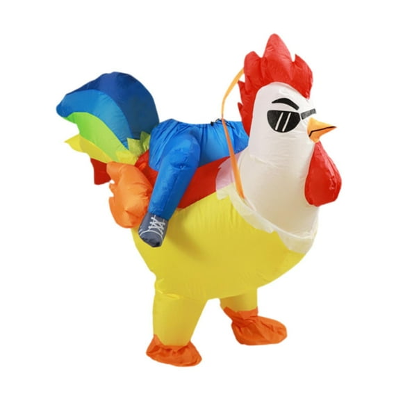 Disfraz inflable Salvador Gallo para adultos y niños