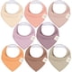 thumbnail image 1 of Baberos tipo bandana orgánicos KeaBabies para bebés de 0 a 36 meses, paquete de 8, color malva, 1 of 9