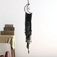 thumbnail image 2 of Crochet Moon Dream Catcher with Long Tassel, Handmade Bohemian Home Decor Ornament Decoration Art Craft Gift, 1 pcs, 2 of 9