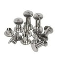 thumbnail image 5 of 10 Pcs 304 Stainless Steel Flat Head Lock Screw Rivets M4x25mm., 5 of 5