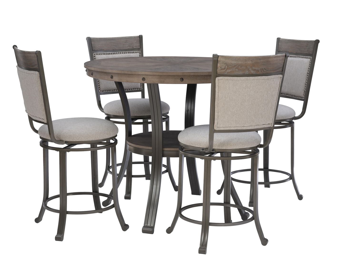 Trager 5-Piece Counter Set, Pewter