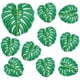 thumbnail image 1 of 10 parches termoadhesivos de hojas verdes con diseño de hojas de Monstera, bordados, autoadhesivos, para reparar ropa, vaqueros, bolsos y camisetas., 1 of 5