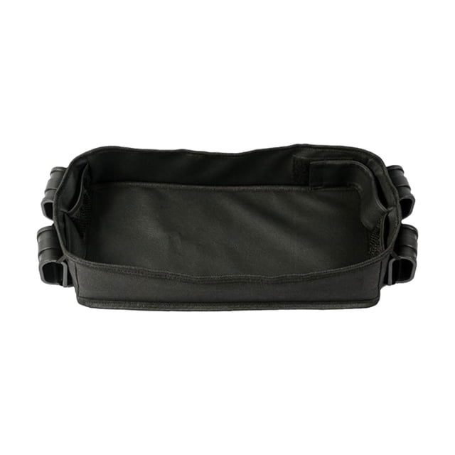 Organizador de cochecitos Bandeja para refrigerios para cochecitos Accesorios Laterales de cuero de PU para accesorio para comer Portavasos para niños 52 cm x 22 cm x 8 cm