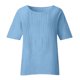 thumbnail image 5 of Blusa de manga larga,Blusa de cuello redondo de color liso para mujer, túnica holgada de media manga, mezcla de algodón y lino, camisa informal de trabajo, sopatenor, 5 of 9