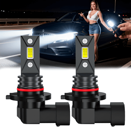 HB4 9006 LED Fog Light Bulb For 2008 BMW 528i,High Brightness Headlight Bulb,6500K,Pack of 2