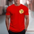 thumbnail image 2 of Eres Más Que una Camisa de Puntuación de Prueba Nueva Moda Casual Hombres Imprimir Camiseta Deportiva Manga Corta Blusas de Cuello Redondo, 2 of 9