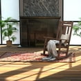 thumbnail image 4 of PolyTEAK Porch Rockers Collection Poly Lumber Rocking Chair, Brown, 4 of 8