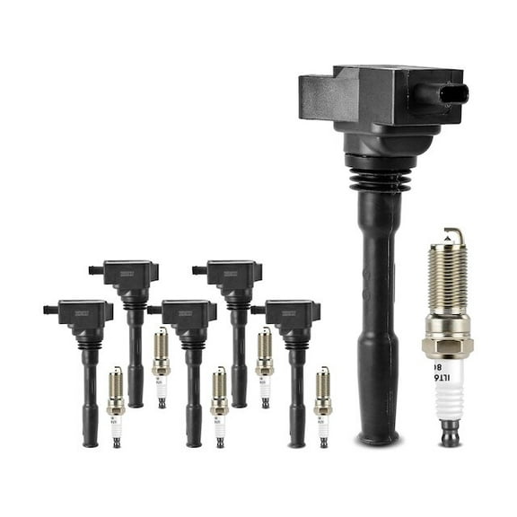 Ignition Coil Set with Spark Plugs 12 - Compatible with 2018 - 2021 Ford F-150 2.7L V6 2019 2020