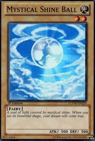 Yugioh Mystical Shine Ball LCYW-EN229 Super Rare unltd Edition 