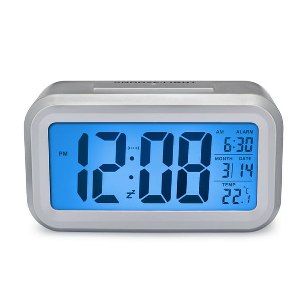 Mainstays Digital Alarm Clock With Back, Pretty Digital Alarm Clock