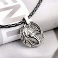 thumbnail image 3 of Norse Retro Vikings Odin's Ravens Symbol Pendant Necklace Jewelry Huginn Muninn, 3 of 9