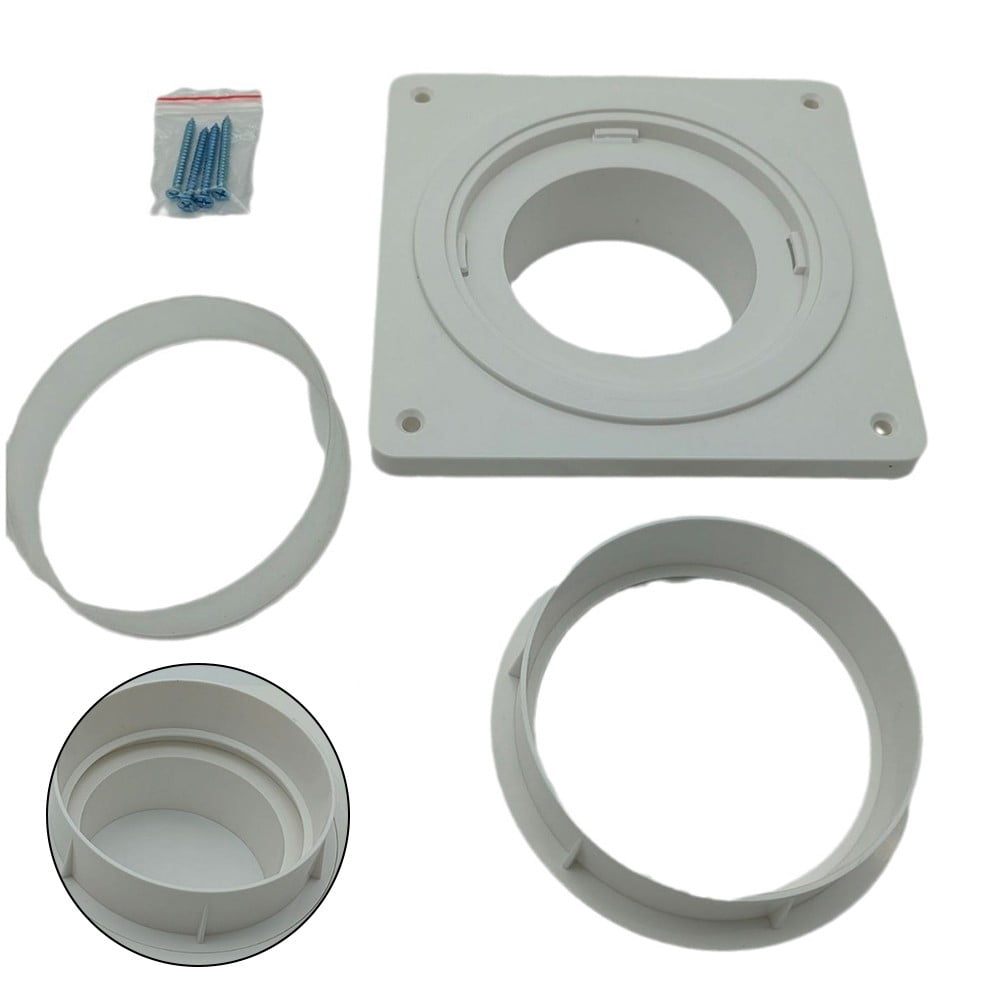 Quick Connect Dryer Vent Kit Wall Plate for Secure Ventilation Connection