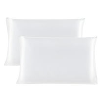 Unique Bargains 100% Mulberry Silk Pillowcase Set of 2, Standard Size