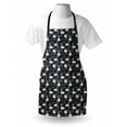 thumbnail image 3 of Swan Apron Pond Lilies and Cattails Growth with White Waterfowls on the Dark Blue Lake Artwork, Unisex Kitchen Bib Apron with Adjustable Neck for Cooking Baking Gardening, Multicolor, by Ambesonne, 3 of 3