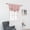 Pink, variant on 1 Pack Tie Up Roman Shades 30x46 Inch - Thermal Insulated Rod Pocket Curtain for Small Windows, Kitchen, Bathroom, Kids Room - Adjustable Lift Curtain with Tie, Modern Farmhouse Decor