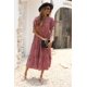 thumbnail image 3 of Vestido PRETTYGARDEN de Verano Floral Boho con Mangas Abullonadas XL, 3 of 8