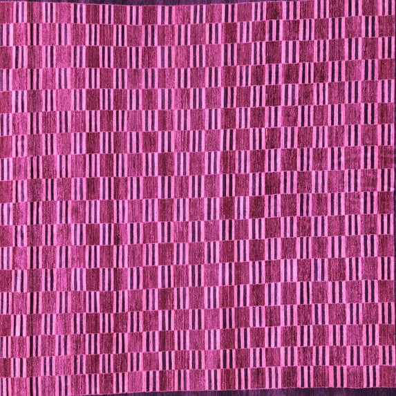 Ahgly Company Indoor Square Abstract Purple Modern Area Rugs, 8' Square
