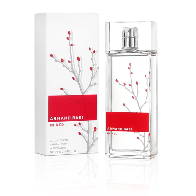 Armand Basi Rouge par Armand Basi pour Femmes. Eau de Toilette Vaporisateur 3.4 Onces