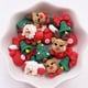 thumbnail image 2 of 20 piezas Kawaii colorido resina alce Santa guante campana cabujón plano Mini figurita de dibujos animados álbum de recortes DIY decoración navideña artesanal, 2 of 4