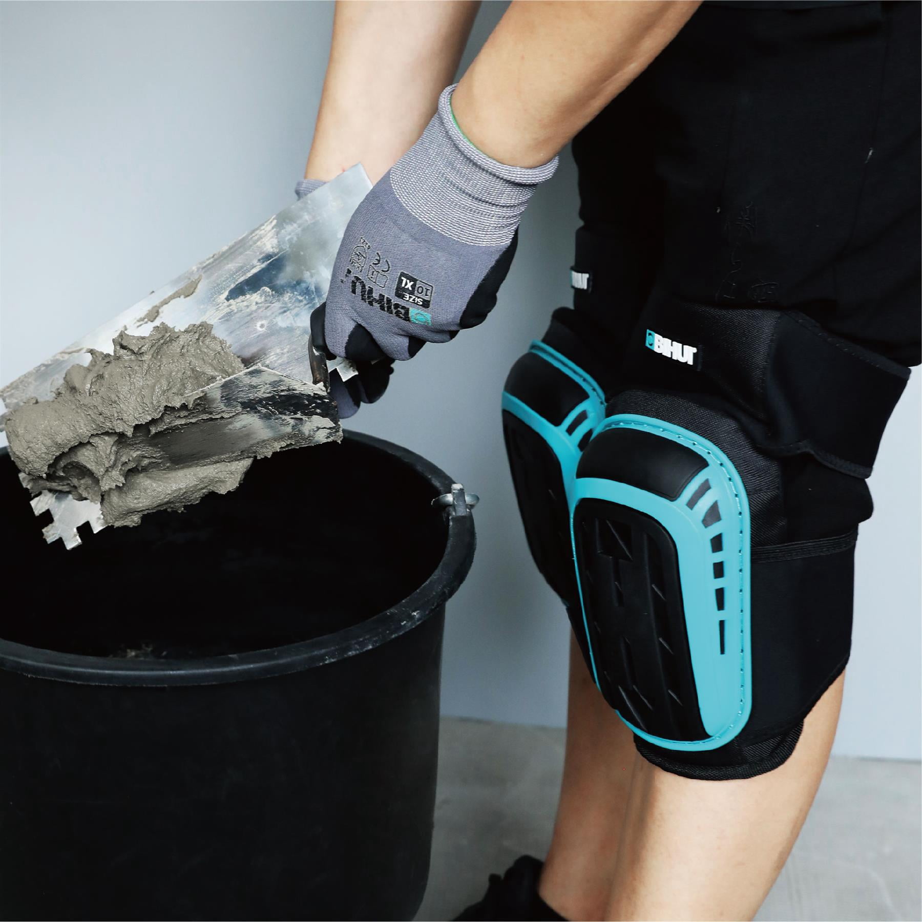 BIHUI TPR Waterproof Knee Pads for Tiling Work - TKPT